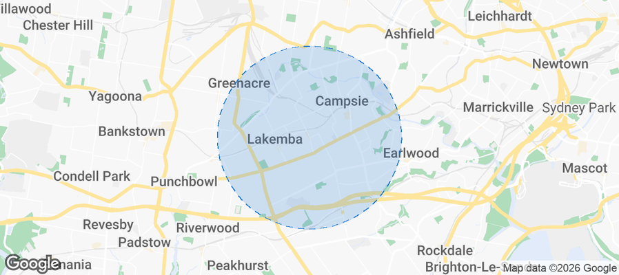 Belmore Airbnb map